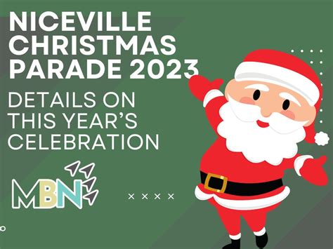 Niceville 2023 Christmas Parade Green Lit for 1st。